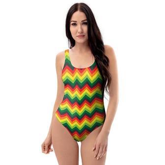 Rasta Jamaica Reggae One Piece Swimsuite | Newhawaiianshirts AU