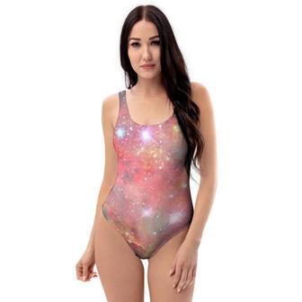 Red Cloud Galaxy Space One Piece Swimsuite | Newhawaiianshirts AU