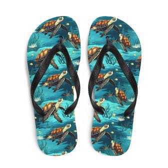 Sea Turtle Flip Flops | Newhawaiianshirts