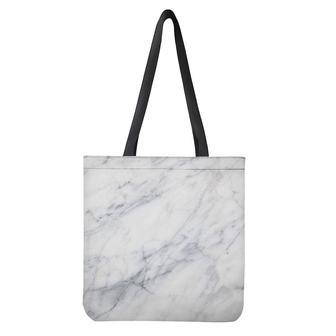 Smoke Grey Marble Print Tote Bag | Newhawaiianshirts CA