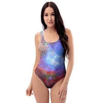 Star Nebula Galaxy Space One Piece Swimsuite | Newhawaiianshirts UK