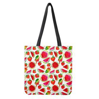 Summer Fruits Watermelon Pattern Print Tote Bag | Newhawaiianshirts DE