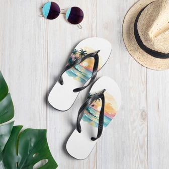 Summer Landscape Flip Flops. | Newhawaiianshirts CA