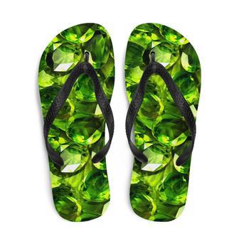 Sun-Kissed Peridot Flip Flops | Newhawaiianshirts UK