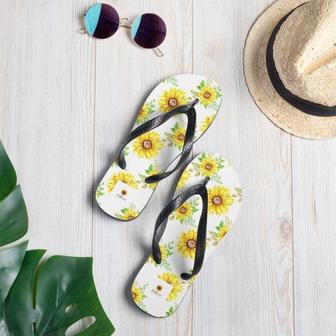 Sunflower Flip-Flops | Newhawaiianshirts DE