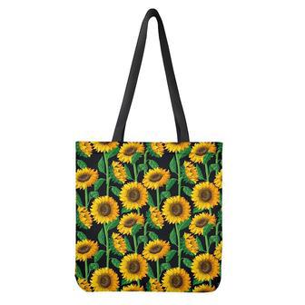 Sunflower Pattern Print Tote Bag | Newhawaiianshirts DE