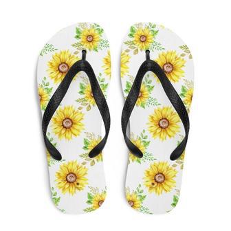 Sunflowers Flip-Flops | Newhawaiianshirts CA