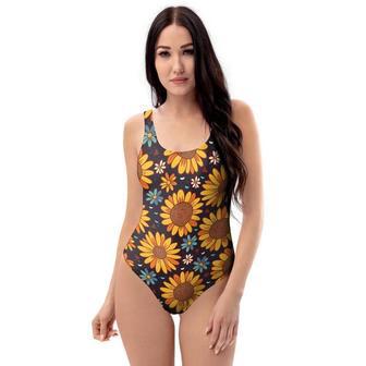 Sunflowr Floral One Piece Swimsuite | Newhawaiianshirts UK