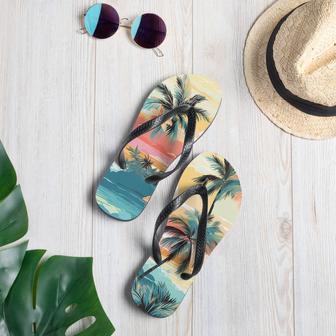 Sunset Flip-Flops | Newhawaiianshirts