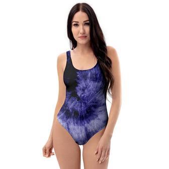 Tie Dye Blue One Piece Swimsuite | Newhawaiianshirts UK