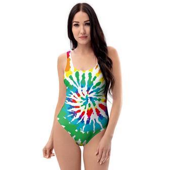 Tie Dye One Piece Swimsuite | Newhawaiianshirts