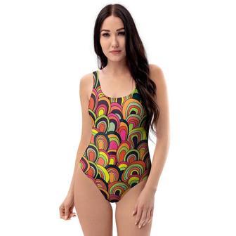 Trippy One Piece Swimsuite | Newhawaiianshirts UK