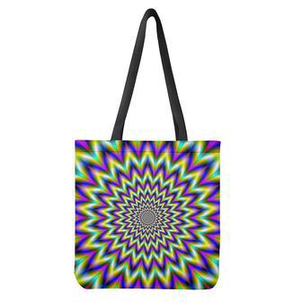 Twinkle Psychedelic Optical Illusion Tote Bag | Newhawaiianshirts UK