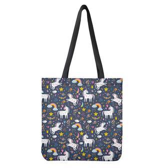 Unicorn Dream Cartoon Pattern Print Tote Bag | Newhawaiianshirts AU