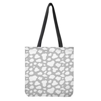 White And Grey Cow Print Tote Bag | Newhawaiianshirts DE