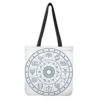 Zodiac Astrology Signs Print Tote Bag | Newhawaiianshirts