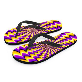 Abstract Optical Illusion Men's Flip Flops | Newhawaiianshirts