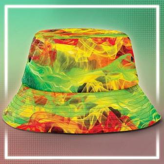 African Color Smoke Bucket Hat For Black Men, Black Women | Newhawaiianshirts UK