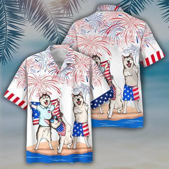 Alaska Hawaiian Shirt Independence Is Coming, American Dog Aloha Beach Shirt, Dog Hawaii Shirt | Newhawaiianshirts AU