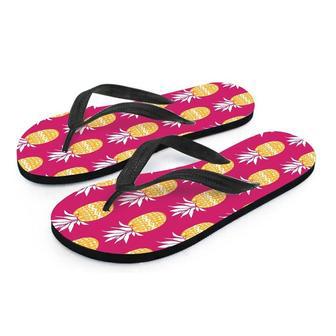 Aztec Hawaiian Pineapple Print Men's Flip Flops | Newhawaiianshirts AU