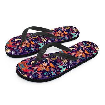 Aztec Psychedelic Trippy Men's Flip Flops | Newhawaiianshirts AU