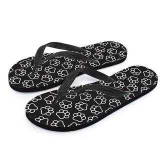 Black Paw Men's Flip Flops | Newhawaiianshirts UK