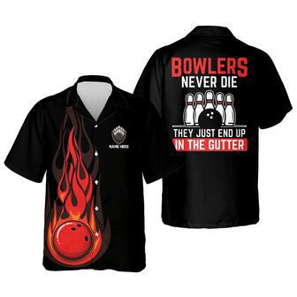 Blowers Never Die They Just End Up In The Gutter Hawaiian Shirt, Bowling Shirt | Newhawaiianshirts AU