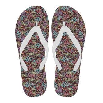 Bohemian Boho Pattern Print Men & Women Flip Flops | Newhawaiianshirts DE