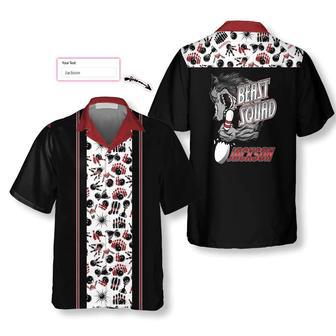 Bowling Beast Squad Custom Name Custom Hawaiian Shirt, Personalized Bowling Shirt For Men & Women | Newhawaiianshirts CA