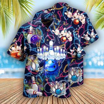 Bowling Hawaiian Shirt, Bowling Painting Hawaiian Shirt, Bowling Let The Good Times Aloha Shirt For Men Perfect Gift For Bowling Lovers, Bowlers | Newhawaiianshirts AU