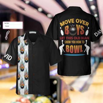 Bowling Move Over Boys Custom Hawaiian Shirt, Personalized Bowling Shirt, Best Gift For Bowling Players | Newhawaiianshirts CA