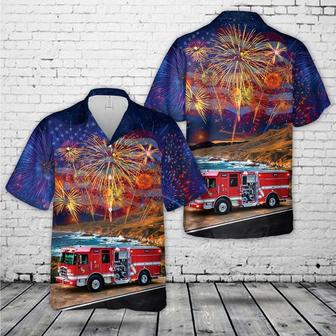 Carmel-by-the-Sea, California, Cal Fire/Carmel Highlands Fire Protection District, Of July Hawaiian Shirt | Newhawaiianshirts DE