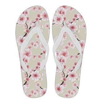 Cherry Blossom Sakura Men & Women Flip Flops | Newhawaiianshirts UK