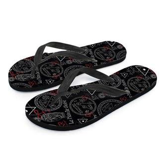 Chiromancy Symbol Gothic Witch Men's Flip Flops | Newhawaiianshirts CA