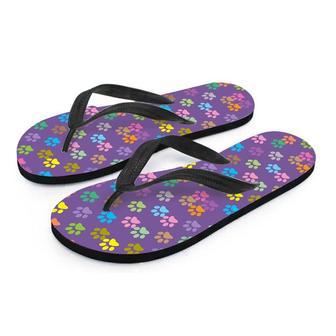 Colorful Paw Men's Flip Flops | Newhawaiianshirts DE