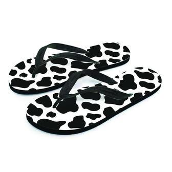 Cow Print Men's Flip Flops | Newhawaiianshirts DE