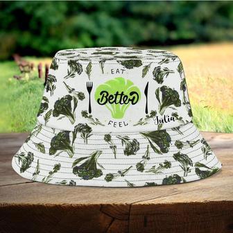 Custom Broccoli Bucket Hat for Broccoli Lovers, Broccoli Dieters Summer Hat | Newhawaiianshirts AU