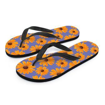 Cute Sunflower Men's Flip Flops | Newhawaiianshirts AU