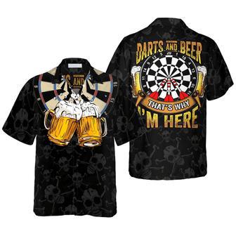 Darts And Beer Hawaiian Shirt, Colorful Summer Aloha Shirt , Perfect Gift For Friend, Team, Family, Darts Beer Lovers | Newhawaiianshirts UK