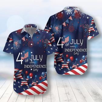 Dilypod US Independence Day Flag July Hawaiian Shirt | Newhawaiianshirts AU