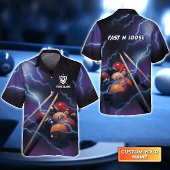 Fast N Loose Team Hawaiian Shirt For Billiard Players, Billiard team shirt, Billiard player | Newhawaiianshirts AU