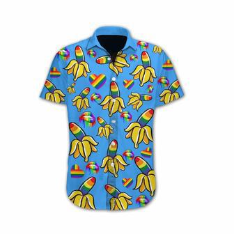 Funny Gay Pride Hawaiian Shirt, Banana LGBT Hawaiian T Shirt | Newhawaiianshirts CA