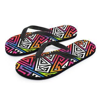 Geometric Men's Flip Flops | Newhawaiianshirts UK