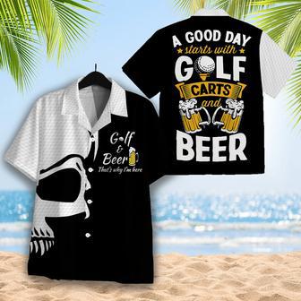 Golf And Beer That's Why I'm Here Hawaiian Shirt For Men & Women | Newhawaiianshirts DE