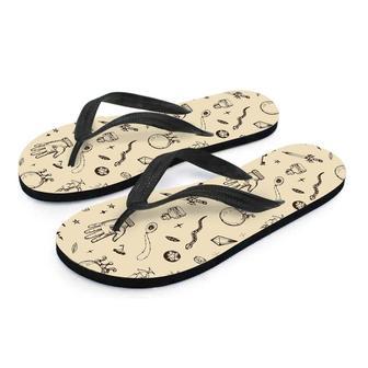 Gothic Witch Men's Flip Flops | Newhawaiianshirts AU