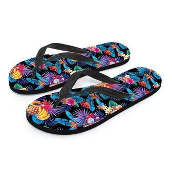 Hawaiian Fruit Tropical Print Men's Flip Flops | Newhawaiianshirts UK