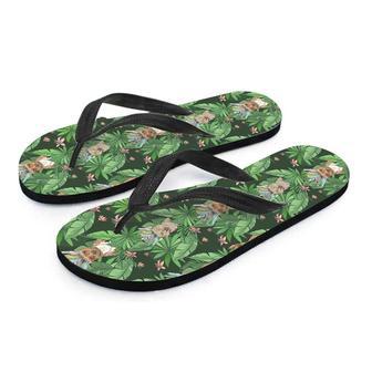 Hawaiian Tropical Pitbull Men's Flip Flops | Newhawaiianshirts AU