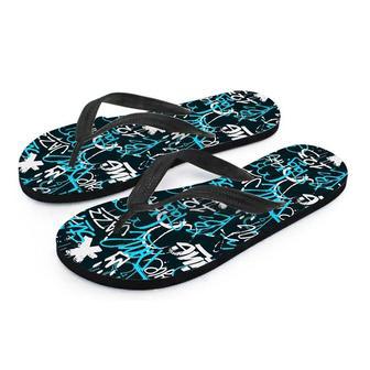 Hiphop Airbrush Print Men's Flip Flops | Newhawaiianshirts AU