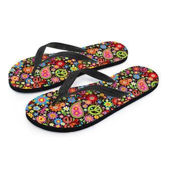 Hippe Peace Men's Flip Flops | Newhawaiianshirts DE