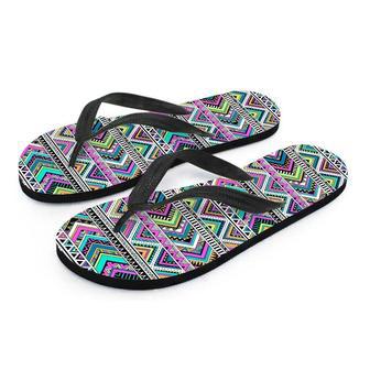 Indian Aztec Men's Flip Flops | Newhawaiianshirts AU